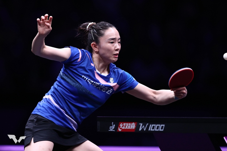Jeon Jihee ist die zweite Säule des koreanischen Teams. Als 14. der Welt ist sie auch im Einzel vertreten (©ITTF)