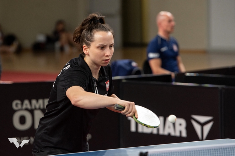 Genau wie Katarzyna Węgrzyn, die aktuell 132. der Welt ist (©ITTF)