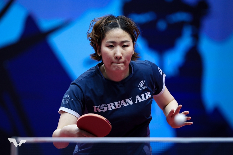 Den dritten Platz im Team sicherte sich Lee Eunhye in einem internen Turnier. Obwohl Lee nur die sechstbeste Koreanerin im Ranking ist, machte sie am Ende das Rennen (©ITTF)