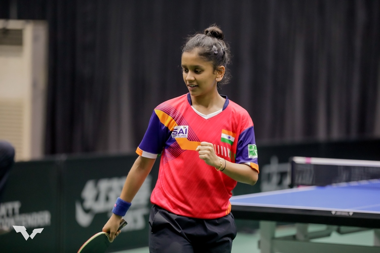 Genau wie Sreeja Akula, die Batra nach ihrem Sieg beim WTT Contender in Lagos in der Weltrangliste überholt hat. Die Nummer 24 der Welt hatte bei der WM in Busan mit einem Sieg gegen Chinas Wang Yidi überrascht (©ITTF)