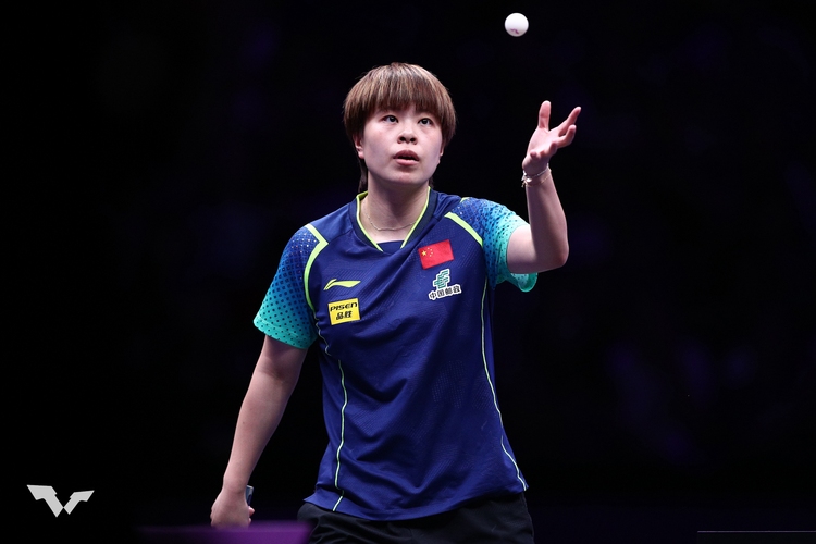 Bei den chinesischen Damen sieht es da nicht viel anders aus. Wang Yidi steht in der Weltrangliste auf dem dritten Platz, ist in Paris jedoch nur die Ersatzfrau. (©ITTF)