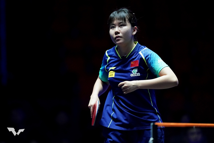 Auch Chen Xingtong schaffte es seit Tokio 2021 nicht, sich in die Olympiamannschaft der Chinesinnen zu spielen. Somit bleibt die Nummer sechs der Welt zu Hause. (©ITTF)
