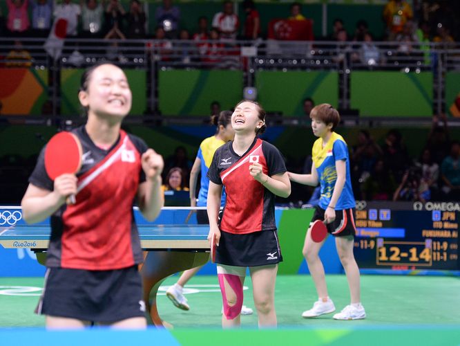 ...gelang den Japanerinnen im Spiel um Platz drei gegen Südkorea ein verdienter 3:1-Erfolg. (Flickr/ITTFWorld)