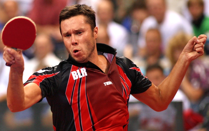 Wladimir Samsonov: Geheime Handakrobatik der TT-Profis (© Roscher)