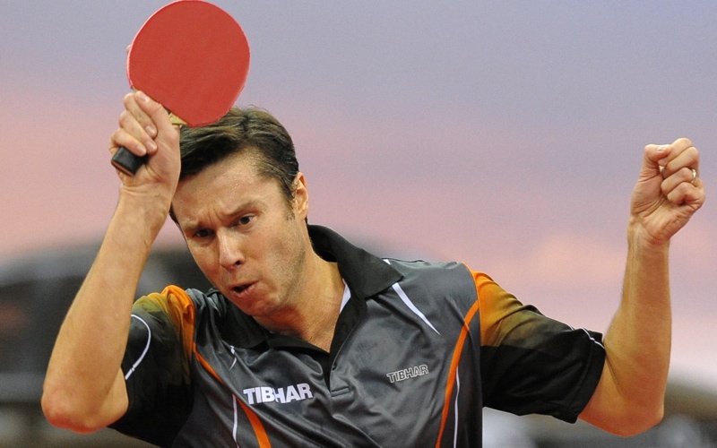 Wladimir Samsonov: Geheime Handakrobatik der TT-Profis (© Roscher)