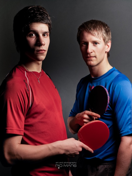 Patrick Franziska und Ruwen Filus (© Pio Mars)