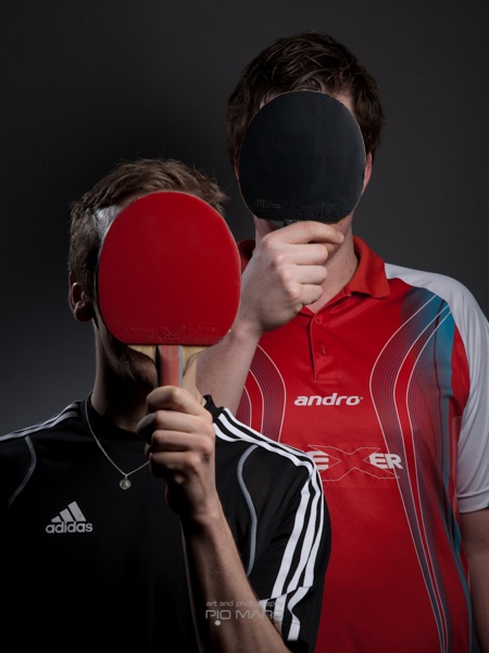 Gesichtsausdruck wie ein Belag - Thomas Brosig und Erik Bottroff (© Pio Mars)