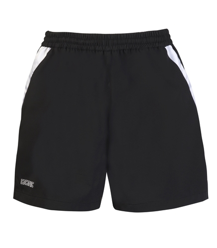 Sehr gut zu allen neuen Polo- und T-Shirts passt die Hose RADIATE, hier in schlichtem schwarz zu sehen... (©DONIC)
