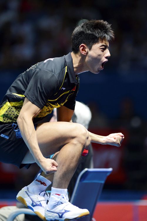 Der große Sieger: Grand Slam für Zhang Jike (©dpa picture alliance)
