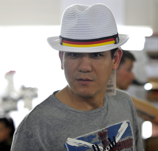 Auch Herrentrainer Zhu Xiaoyong steht der Hut (©Roscher)