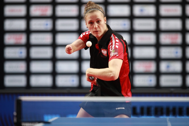 Natalia Partyka spielte ein großartiges Turnier. Sie warf zuerst Li Jie aus dem Rennen. (©ITTF)