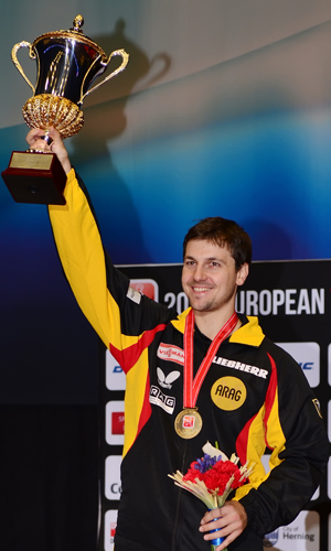 Der Dominator der Europameisterschaften war aber wieder einmal Timo Boll: Er holte sich den sechsten Einzeltitel und den 16. überhaupt (©Schillings)