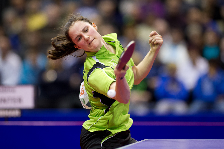 Sabine Winter präsentiert sich in einer starken Form und zieht ins Einzelfinale ein (©Roscher)