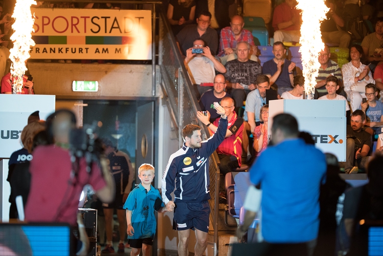 Den Spielern wurde ein toller Empfang in der Halle bereitet. (©Fabig)