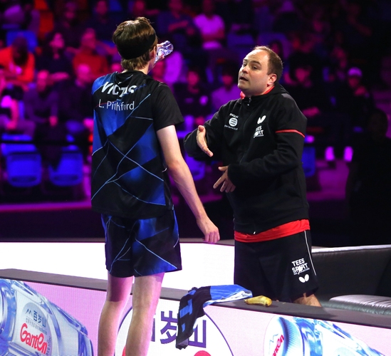 Der Ire John Murphy arbeitete zuletzt in Australien. Seit Mai 2023 ist er Englands Nationaltrainer und betreut unter anderem Liam Pitchford, der es in Frankfurt bis ins Achtelfinale schaffte (©Gohlke)