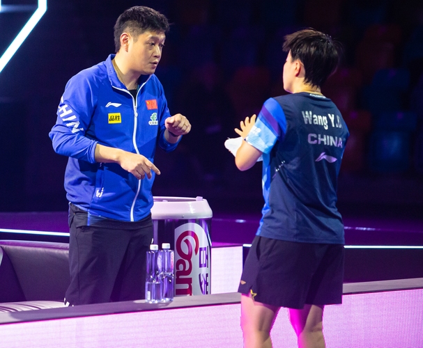 Qiu Yike war nicht nur ein erfolgreicher chinesischer Nationalspieler, der unter anderem zwei WM-Medaillen im Mixed-Doppel gewinnen konnte. Er feiert auch als Trainer Erfolge - wie in Frankfurt, wo seine Spielerin Wang Yidi den Titel gewann (©Gohlke)