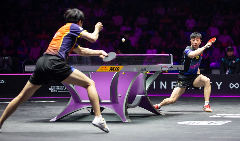 Ma Long gewann den ersten Satz... (©Gohlke)