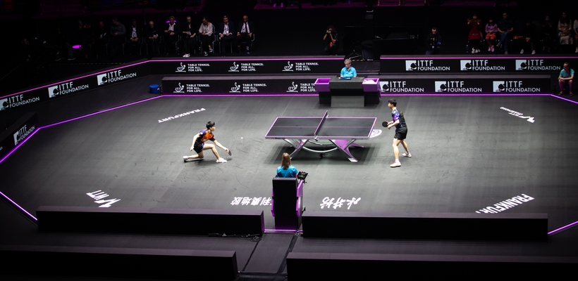 Bei den Herren fieberte man dem Final-Duell zwischen Lin Yun-Ju und Ma Long entgegen (©Gohlke)