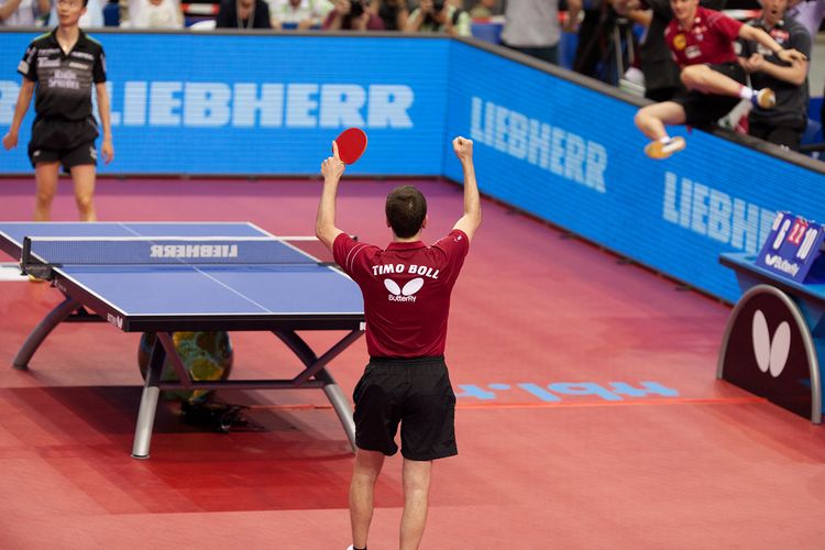…behielt er an diesem Nachmittag in fünf Sätzen die Oberhand und machte den Meistertitel perfekt. ©Fabig