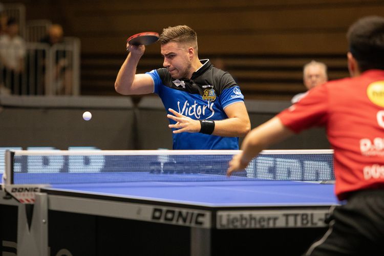 Hoffnung keimt bei Jorgic auf, als er auf 1:2 verkürzt (©Fabig)