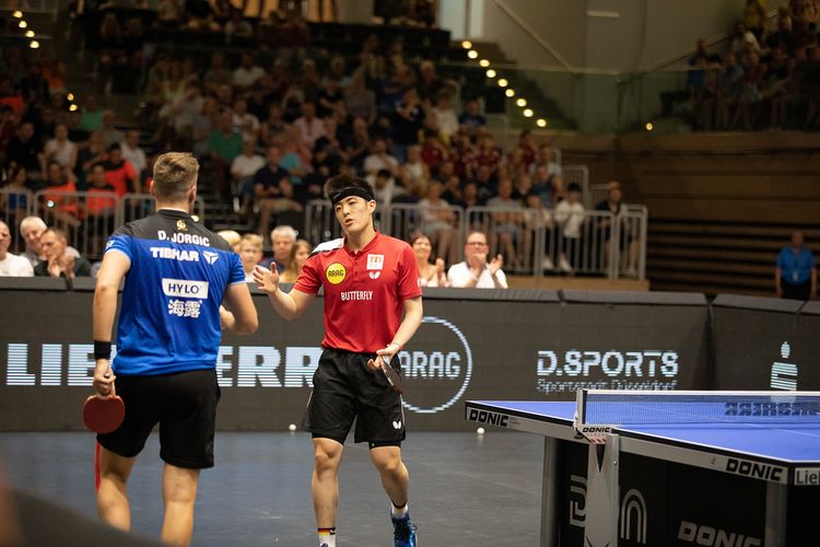 Doch Qiu macht den Sack erneut mit 11:1 zu (©Fabig)