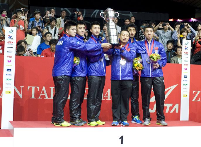 ...während China sein Titelabonnement verlängerte. (©Stosik)