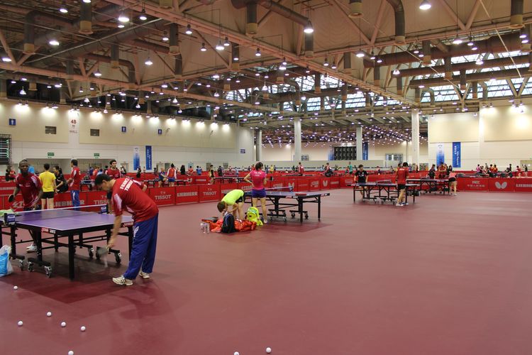 ... die wie die Trainingshalle auf demselben Gelände untergebracht ist (©Schäbitz)