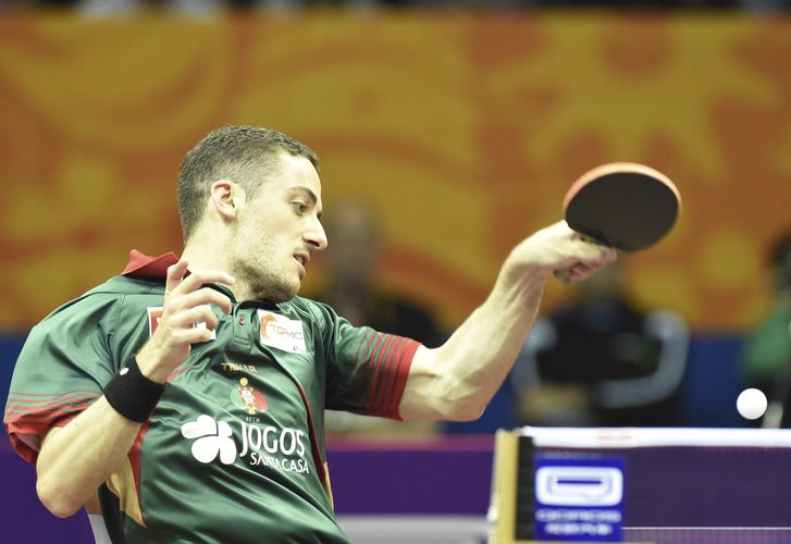 …gegen Marcos Freitas traf er fast jeden Ball… (©Stosik)