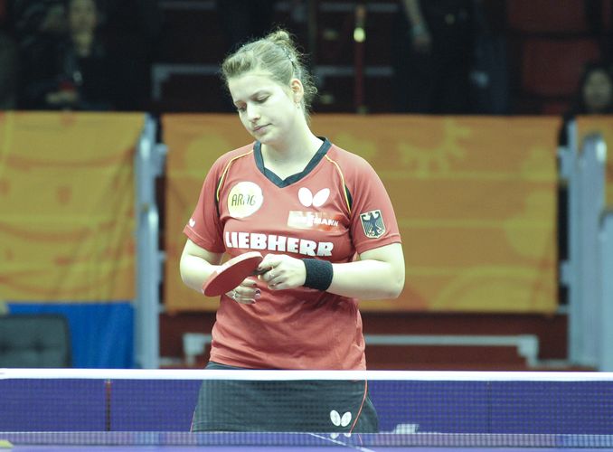…genau wie Petrissa Solja gegen die Polin Katarina Grzybowska…(©Stosik)
