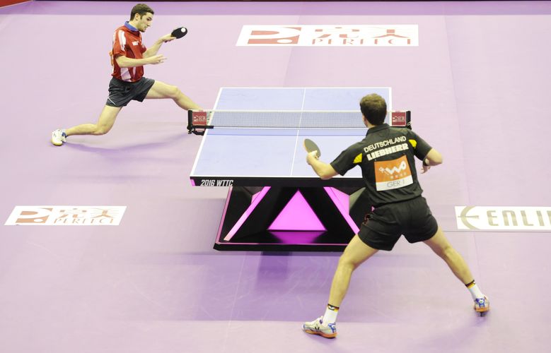 Wenig besser lief es danach für Timo Boll... (©Stosik)