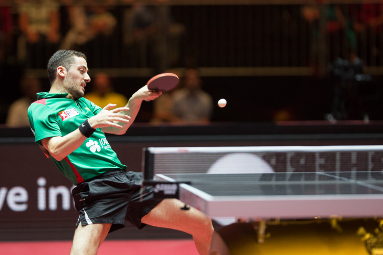 ...auf den Portugiesen Marcos Freitas. (©Fabig)