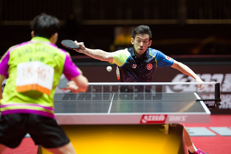 Ebenfalls im Viertelfinale stehen: Wong Chun Ting... (©Fabig)