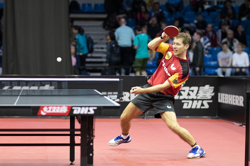 Mit Bastian Steger mühte sich auch der zweite deutsche Qualifikant vergeblich. (©Thomas)