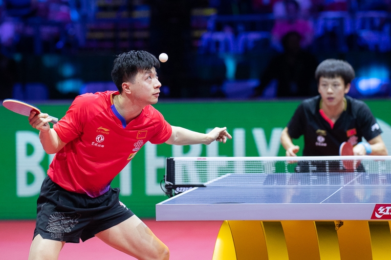 Das Viertelfinale gegen den Titelverteidiger Ma Long... (©Thomas)