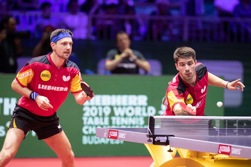 Besser machten es Timo Boll und Patrick Franziska. (©Thomas)