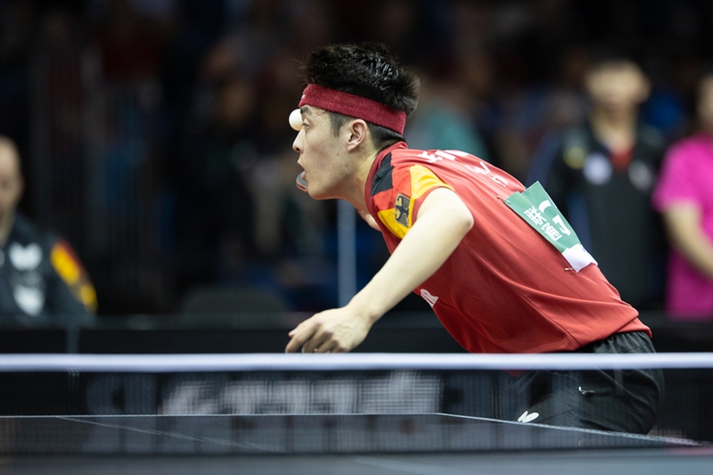 Der WM-Debütant erreichte ebenfalls souverän die Hauptrunde, indem er im letzten Gruppenspiel den Finnen Alex Naumi bezwang. (©Thomas)