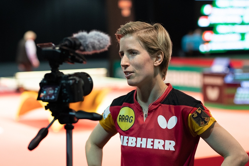 ...und diese nach vier Sätzen gegen die Estin Reelica Hanson als Siegerin verließ und damit in die Hauptrunde einzog... (©Thomas)