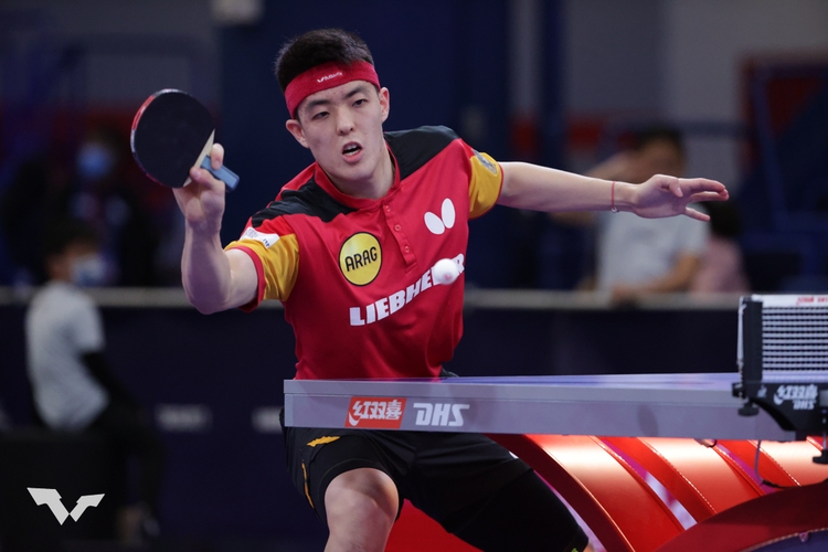 Was machten die Deutschen? Dang Qiu unterlag in der zweiten Runde erst im Entscheidungssatz dem Chinesen Liang Jingkun. (©WTT)