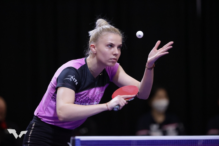 Sie schied schon in der ersten Runde gegen die Rumänin Adina Diaconu aus. (©WTT)