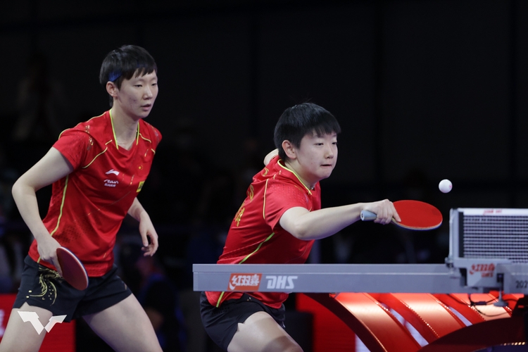 ...erst im Halbfinale mussten sie sich den Chinesinnen Wang Manyu Sun Yingsha geschlagen geben. (©WTT)