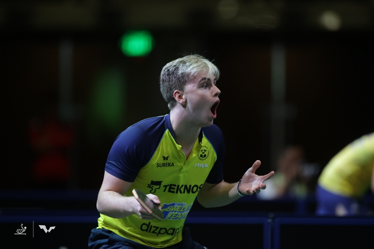 Und auch Truls Moregard, bei der letzten WM Silbermedaillengewinner im Einzel, blieb hinter den eigenen Erwartungen zurück. (©WTT)