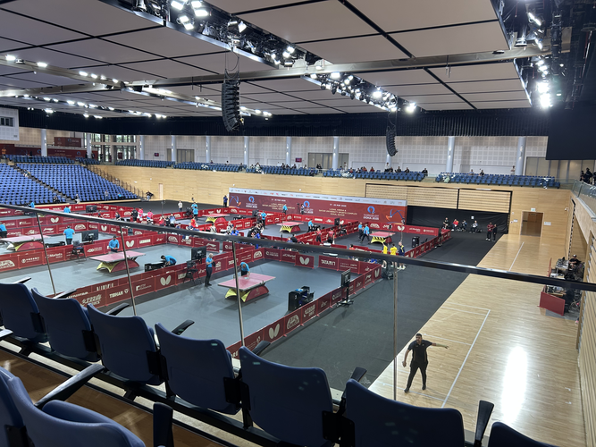 Bis Tag vier wird parallel in der zweiten Halle gespielt. (©FKT)