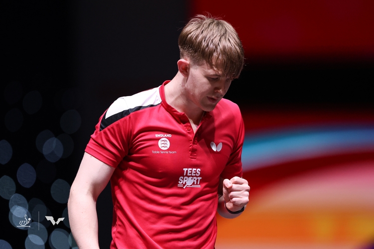 Und der Engländer Tom Jarvis sorgte gegen Dang Qiu für Furore. (©ITTF)