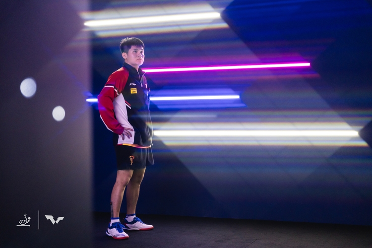 Bedröppelte Miene: Für den laut Setzung als Top-Favorit ins Rennen gegangenen Lin Shidong, der in Doha ohne Medaillengewinn blieb, war es eine WM zum Vergessen. (©ITTF) 