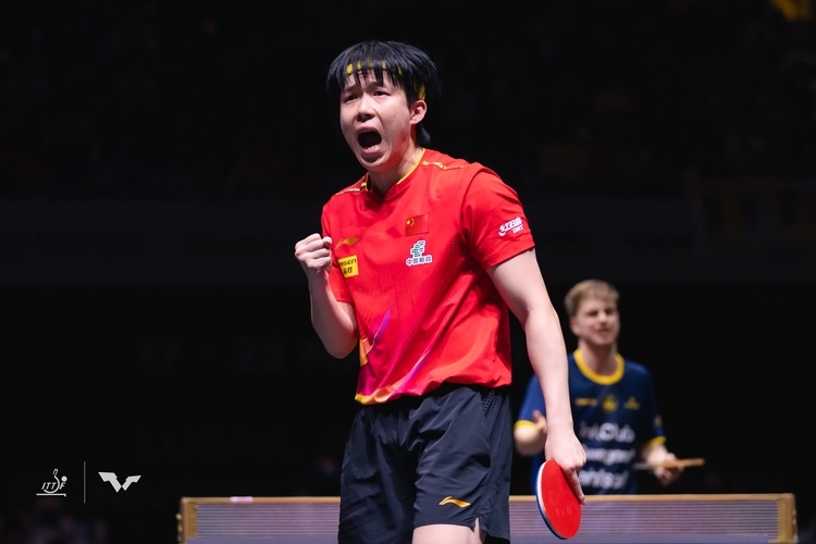 Erstmals Weltmeister wurde in Doha Wang Chuqin. (©ITTF)