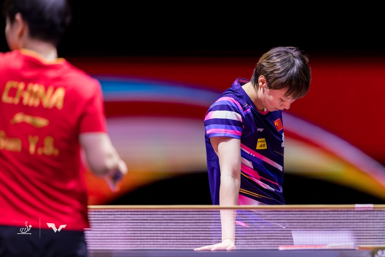 Wang Manyu und Sun Yingsha standen sich im einzigen rein chinesischen Finale gegenüber. (©ITTF)