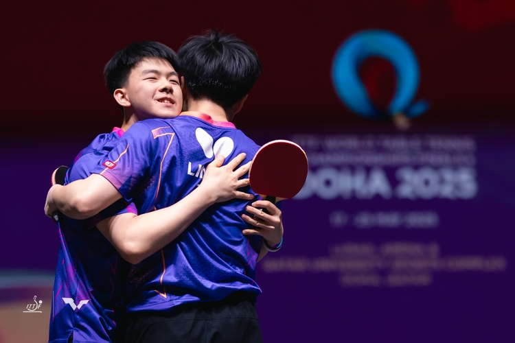 Die Taiwaner konnten sich letztlich doch freuen. (©ITTF)