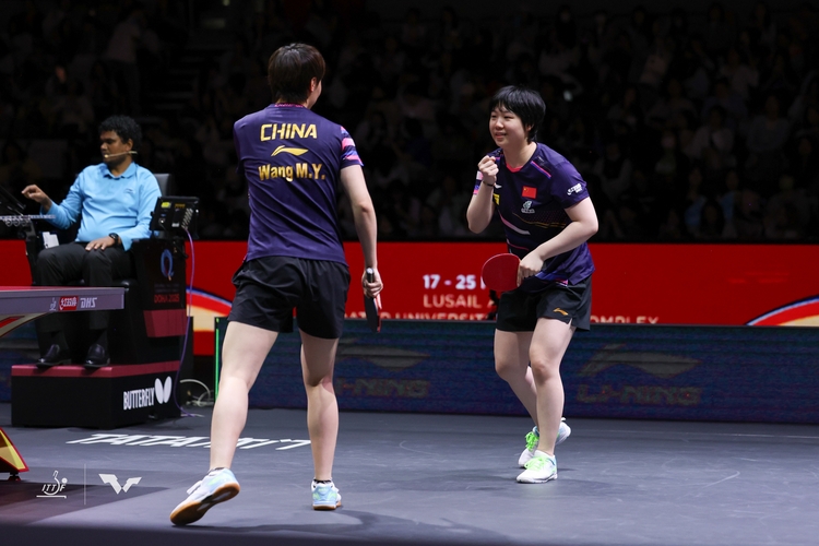 Wang Manyu/Kuai Man waren am Ende allerdings zu stark. (©ITTF)