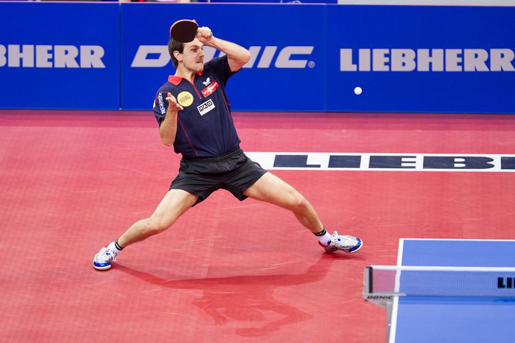 Timo Boll wollte es Ma Long gleichmachen… (©Fabig)