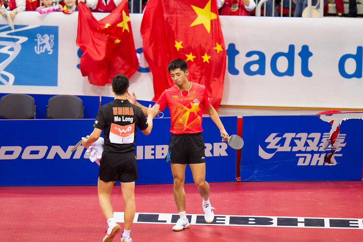 …fand Zhang in der Verlängerung des Entscheidungssatzes das bessere Ende für sich… (©Fabig)